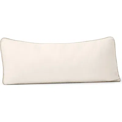 Boll & Branch Threadmark Linen Decorative Pillow In Neutral