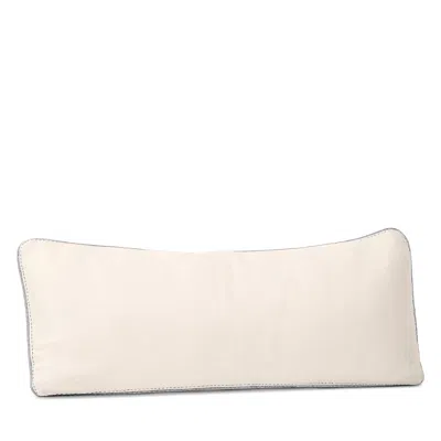 Boll & Branch Threadmark Decorative Lumbar Pillow Cover & Insert In Neutral