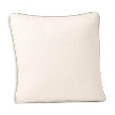 Boll & Branch Threadmark Decorative Pillow Cover & Insert, 22 X 22 In Neutral