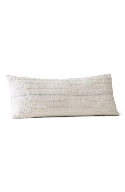 Boll & Branch Tideline Decorative Pillow Cover In White