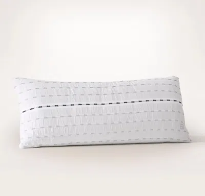 Boll & Branch Tideline Pillow Cover In Gray