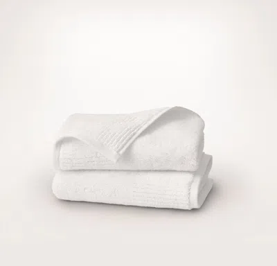 Boll & Branch Turkish Ultra Plush Hand Towels (pair) In White