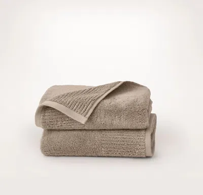 Boll & Branch Turkish Ultra Plush Hand Towels (pair) In Brown