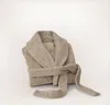 Boll & Branch Turkish Ultra Plush Robe In Gray