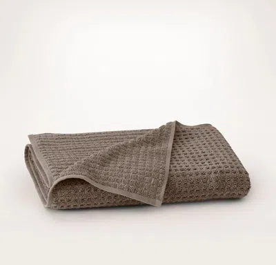 Boll & Branch Turkish Waffle Bath Towel In Brown