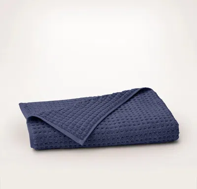 Boll & Branch Turkish Waffle Bath Towel In Blue