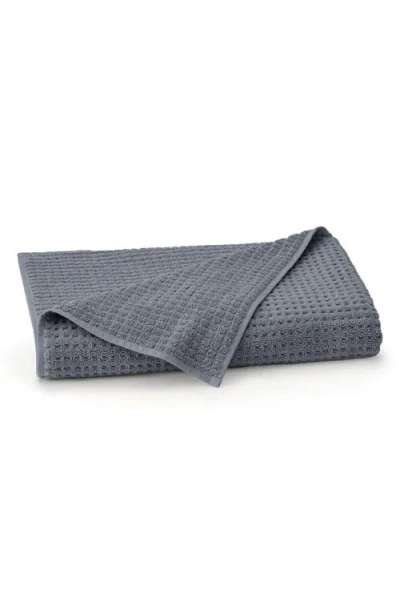 Boll & Branch Ultra Plush Organic Cotton Waffle Bath Sheet In Gray