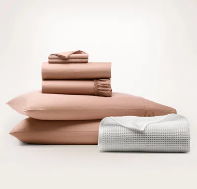 Boll & Branch Waffle & Signature Starter Bundle In Brown