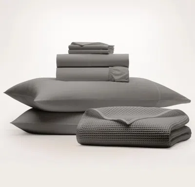 Boll & Branch Waffle & Signature Starter Bundle In Gray