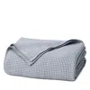 Boll & Branch Waffle Cotton Bed Blanket, King/cali King In Blue