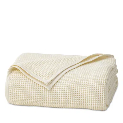 Boll & Branch Waffle Cotton Bed Blanket, King/cali King In Brown