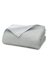 Boll & Branch Waffle Knit Two-tone Bed Blanket In White