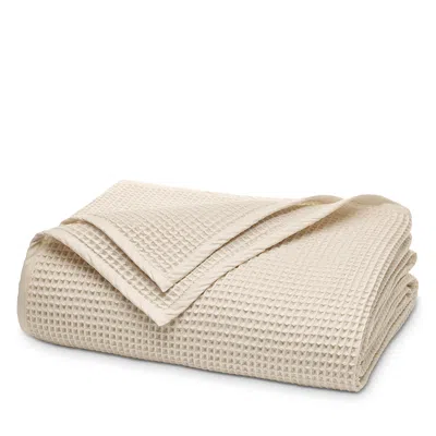 Boll & Branch Waffle Organic Cotton Bed Blanket, Full/queen In Neutral