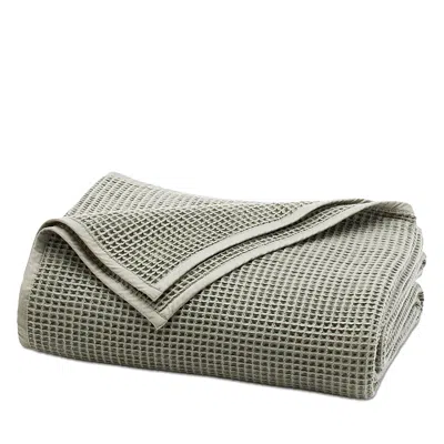 Boll & Branch Waffle Organic Cotton Bed Blanket, Full/queen In Green