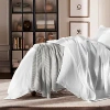 Boll & Branch Waffle Organic Cotton Bed Blanket, Twin In Pewter