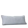Boll & Branch Waffle Organic Cotton Decorative Pillow With Insert, 14 X 34 In Blue
