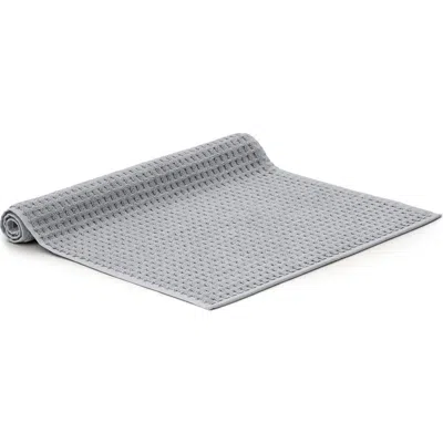 Boll & Branch Waffle Weave Organic Cotton Bath Mat In Gray