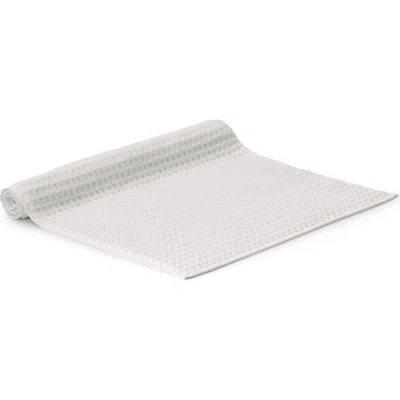 Boll & Branch Waffle Weave Organic Cotton Bath Mat In White