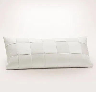 Boll & Branch The Woven Icon Pillow Cover (lumbar) In White