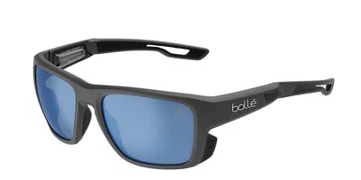 Bolle Airdrift Polarized Bs035001 Occhiali Da Sole Neri Per Uomo In Black
