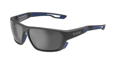 Bolle Airfin Polarized Bs034004 Men's Sunglasses Black Size 63