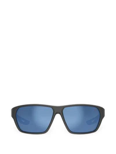 Bolle Airfin Rectangle-frame Sunglasses In Grey