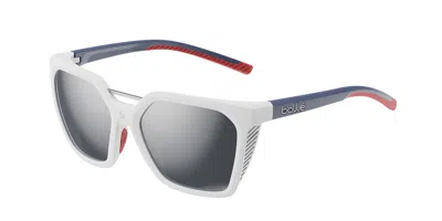 Bolle Asteria Polarized Bs048001 Men's Sunglasses White Size 57