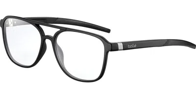 Bolle Emeral 06 Bv022001 Men's Glasses Black Size 57 - Free Lenses - Blue Light Block Available In Metallic