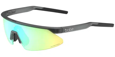 Bolle Micro Edge Polarized Bs032001 Men's Sunglasses Black Size 144