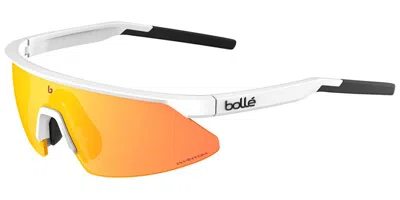 Bolle Micro Edge Polarized Bs032002 Men's Sunglasses White Size 144