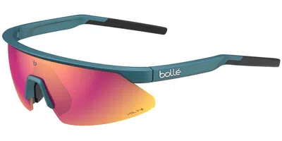 Bolle Micro Edge Polarized Bs032004 Men's Sunglasses Green Size 144