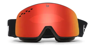 Bolle Nevada Ski Goggles W/clip-in Matte Black,red