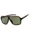 Bolle Prime Rectangular Polarized Sunglasses For Men In Green