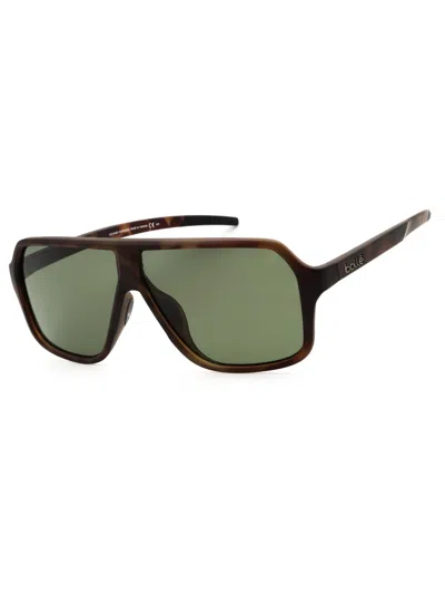 Bolle Prime Rectangular Polarized Sunglasses For Men In Green