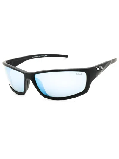 Bolle Sleek Sport Wraparound Sunglasses In Black