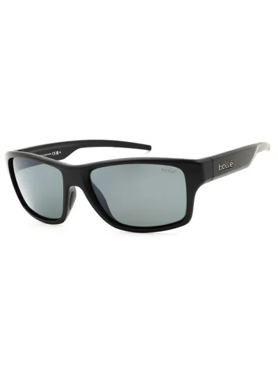 Bolle Status Rectangular Nylon Sunglasses For Men In Gray