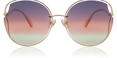 Bolon Bl7122 A60 Women's Sunglasses Gold Size 59