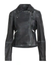 Bolongaro Trevor Woman Jacket Black Size Xl Sheepskin In Black