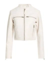 Bolongaro Trevor Woman Jacket White Size Xl Sheepskin In White