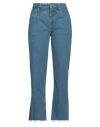Bolongaro Trevor Woman Jeans Blue Size 28 Cotton In Blue
