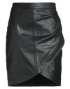 Bolongaro Trevor Woman Mini Skirt Black Size Xl Sheepskin In Black