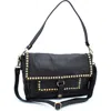 Bolsa Nova Emily Studded Shoulder Bag In Black