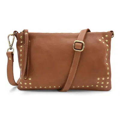 Bolsa Nova Handbags Women's Brown Boho Clutch In Cognac