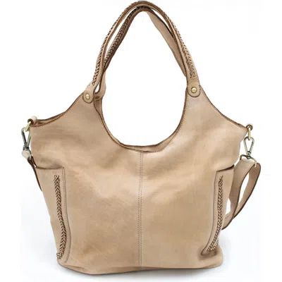 Bolsa Nova Julia Slouchy Tote In Light Taupe