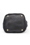 Bolsa Nova Lisa Woven Mini Tote In Black