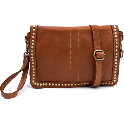 Bolsa Nova Marisa Crossbody In Cognac