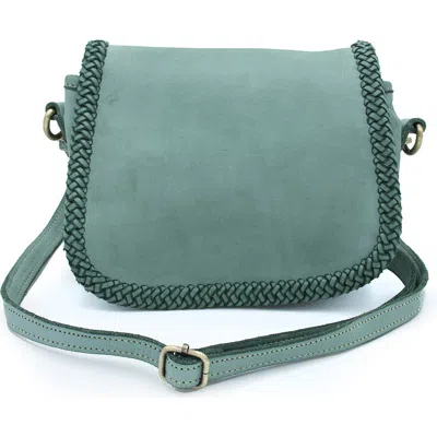 Bolsa Nova Naples Saddle Bag In Pistachio