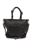 Bolsa Nova Nora Patchwork Tote In Black