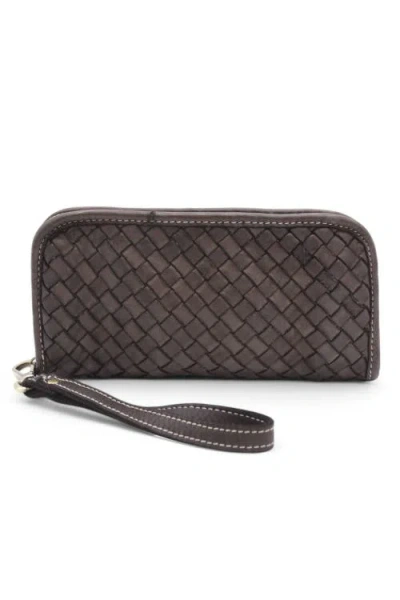 Bolsa Nova Woven Wallet In Brown