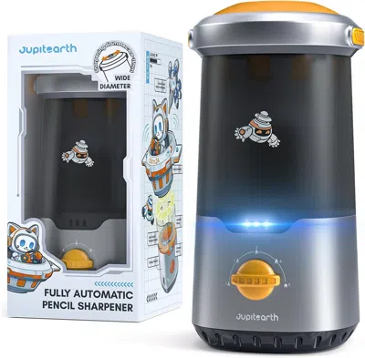Boltn Electric Pencil Sharpener For Kids, Hands-free, Rechargeable, Auto In & Out Spaceship Fully Automati